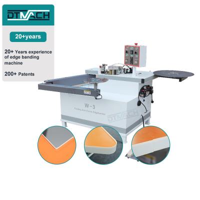 China edge banding manual machine glue small cabinet furniture manual curved straight edge banding machine for sale