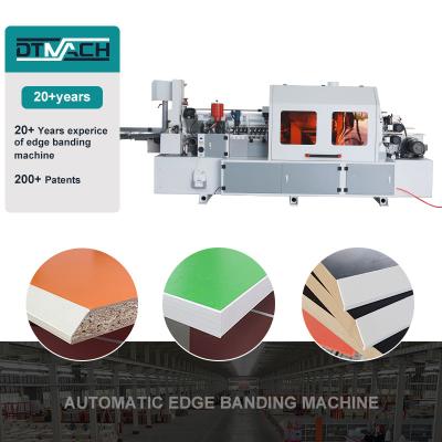 China 45 degree 8 functions pvc edge banding wood furniture machine automatic bevel 45 degree mdf edge banding machine for sale