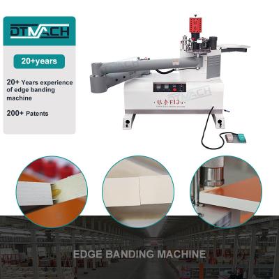 China DTMACH 220 volt single phase edge bander edgebanding machinery curvo cabinet automatic edge banding machine for sale