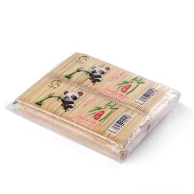 China Hot Sale Eco Natura Disposable High Quality Wood Material Different Tooth Feature Selection Bamboo Toothpicks Different Sizes for sale