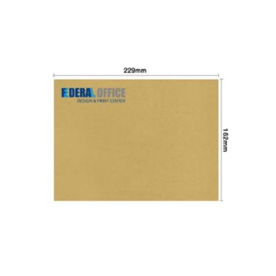 China Eco Friendly Fashion Durable Design Custom Printed Envelope Packaging Brown Kraft Paper Envelope for sale