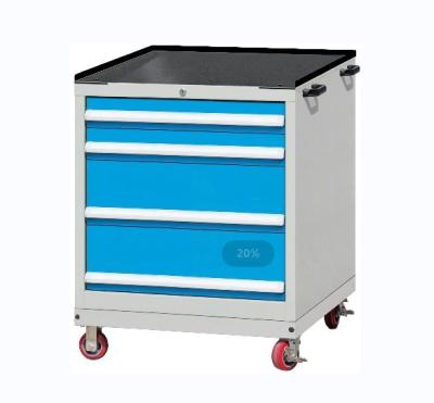 China Factory Price Workshop Tool Cabinet Assembled Board Trolley With Drawers High Quality Rolling Workshop Trolley for sale