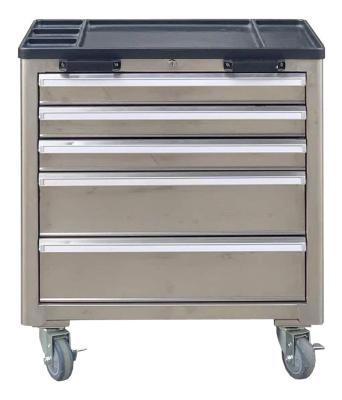 China Wholesale Onboard Assembled Light Stainless Steel Tool Cart With Drawer Rolling Metal Drawer Tool Cabinet for sale