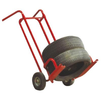 China E902381 Warehouse Adjustable Garage Tire Openable Tire Handcart for sale