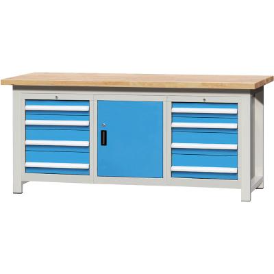 China Custom Assembled Metal Drawer Stainless Steel Assembly Workbench Embedded Steel Tool Cabinet for sale