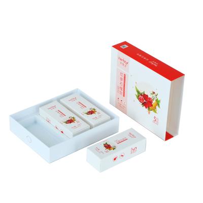 China High End Recycled Essence Liquid Cosmetics Materials Box Gift Box Set Custom Paper Packaging Box for sale