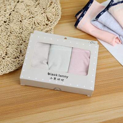 China Popular Women's Underwear Packaging Cartons Folding Type Recyclable Gift Packaging Box In Stock for sale