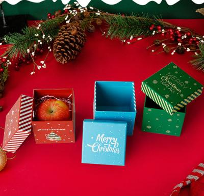 China High Grade Materials Recycled Gift Box Christmas Candy Gift Box Mug Gift Box Square for sale