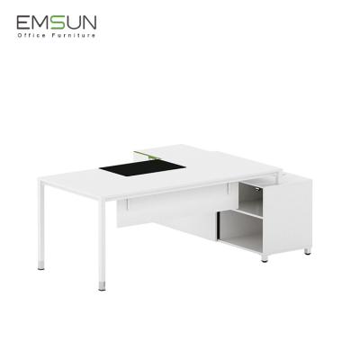 China New Arrival PANEL Desk Wholesale Steel Frame White Color Working Desk for sale