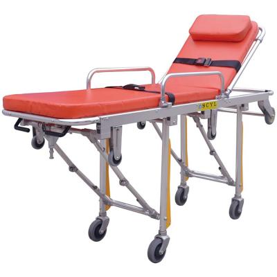 China Hospital Furniture Auto Loading Stretcher in Ambulance Base Auto Ambulance Stretcher for Hospital CR-10 for sale