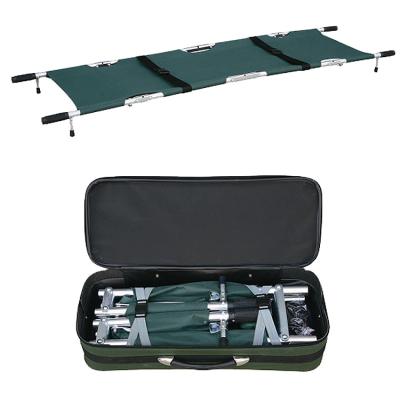 China Aluminum folding stretcher for patients, ambulance, paramedic, first aid, rescue for sale