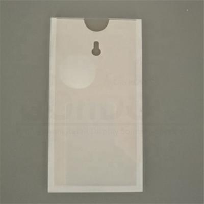 China Good Quality Supermarket White and Transparent Clear Acrylic Plug-in Price Hanging Plastic Label Holder for sale