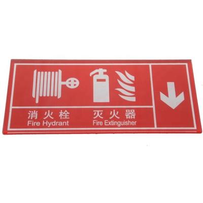 China Good Quality Fire Hydrant and Fire Extinguisher Illuminated Acrylic Shop Signage for sale