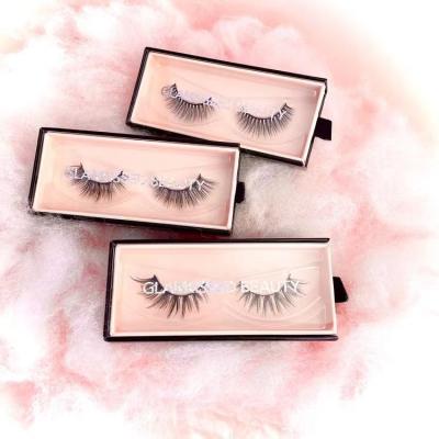 China Natural soft eyelash new arrive faux mink lashes exactly same as mink eyelash vegan cheap flffy eyelashes for sale