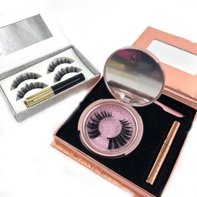 China Natural Soft New Arrival Magnetic Synthetic Material Eyeliner Lashes Magnetic Eyelashes for sale