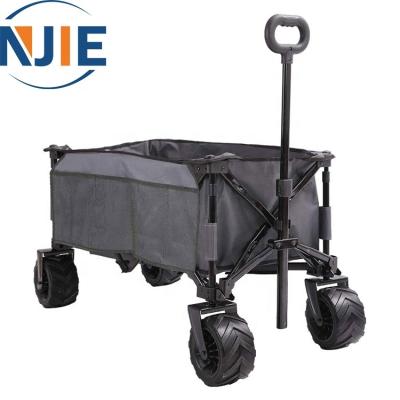 China Storage Patio Watcher Folding Cart Cart Heavy Duty Folding Utility Cart All Terrain Patio Garden Beach Cart Outdoor Cart for sale