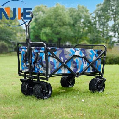 China Factory Price Camping Folding Folding Garden Cart Children's Playpen Storage Portable Beach Wagon Outdoor Service Wagon for sale