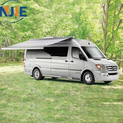 China Best Caravan RV Sun Shade Luxury Manual Retractable Caravan Motorhome Side Tent With Crank for sale