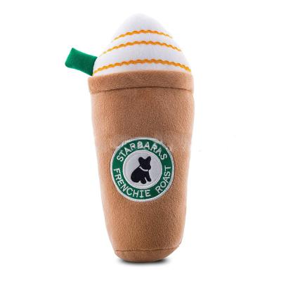 China Sustainable Beer Bottle Plush Low Price Soft Dog Chew Toys Custom Plush Dog Toys for sale