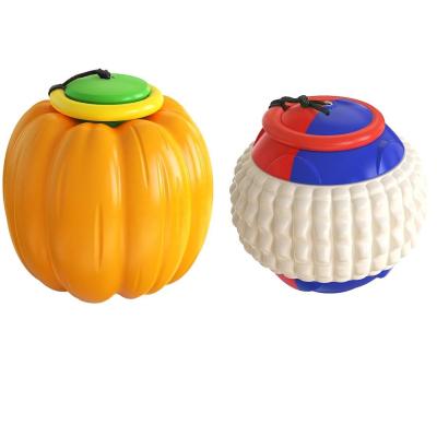 China Viable Interactive Amazon Hot Dog Toy For Outdoor Multifunctional Dog Toy Pumpkin Halloween Throwing Ball for sale