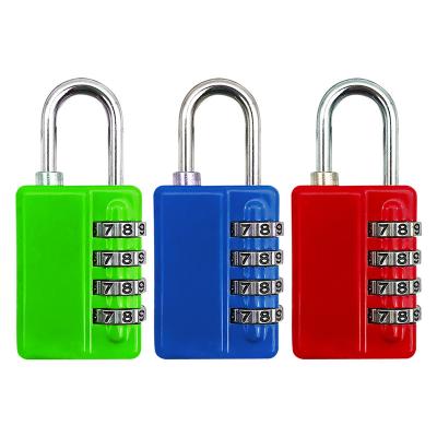 China 4 Digit Combination Security Travel Luggage Number Zinc Alloy Lock With Code For Gym Club Cabinet Locker for sale