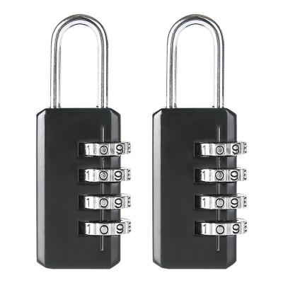 China Cute 4 Digit Zinc Alloy Security Combination Number Password Code Padlock For Travel Luggage Cabinet for sale