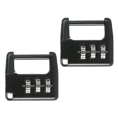 China Hot Selling Zinc Alloy 3 Digit Code Lock Mini Fashion Combination Travel Luggage Lock For Travel Bag for sale