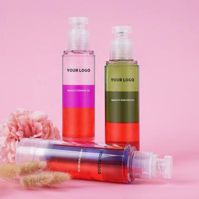 China Custom Original Three-color Face Oil Instant One Step Makeup Remover Hot Selling Blending Cleansing Oil for sale