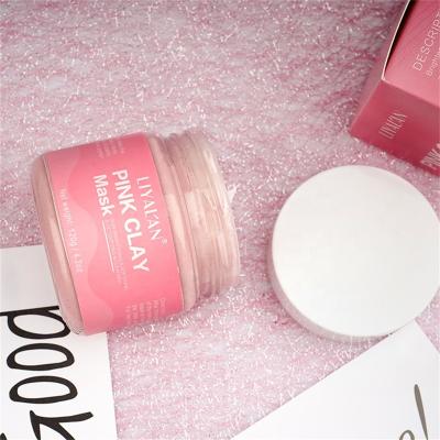 China Australian Whitening Pink Clay Facial Mud Mask Skin Care Products 2021 Hot Moisturizer for sale