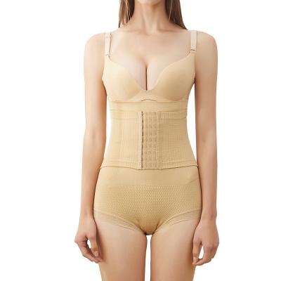 China Antibacterial Women Lace Up Body Shapers Shapewear Tummy Control To Fit Expectations Trainer Elastic Shaper for sale