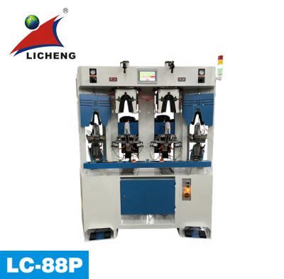 China Multifunctional Shoe Machinery LC-88P Back Part Counter Forming Machine With 2 Hot And 2 Cold Stations for sale