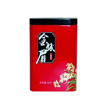 China Wholesale Recyclable / Eco - Friendly Metal Tea Tin Cans With Double Lid / Promotional Tea Tin Boxes for sale