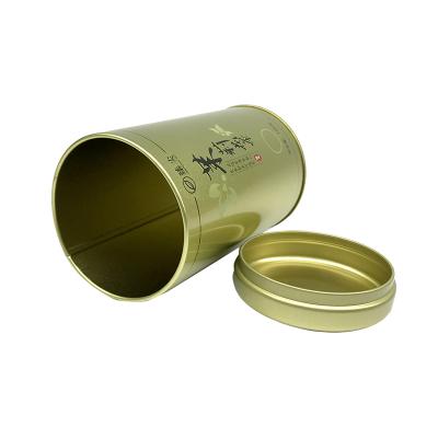 China The packaging for tea airtight round tea tin box tea tin box wholesale for sale