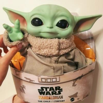 China Cartoon Toy Drop Shipping Wholesale 28Cm Home Decor Art StarWar baby yoda collectible toy for sale