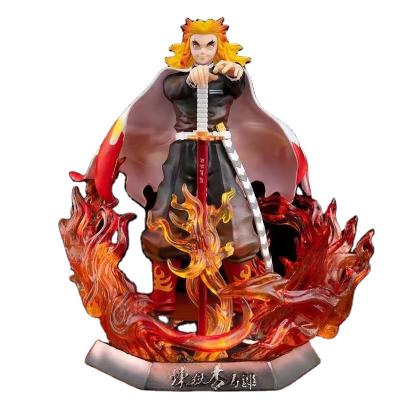 China Anime GK Rengoku Shinjurou Demon Slayer Action Number Toy Customized Wholesale Pvc 20cm Japan Cartoon for sale