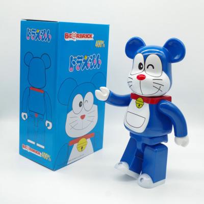 China Bearbrick Art Doreamon Bearbrick Action Number Toy Bearbrickly Pvc Collection Model 400% 28Cm Street 1:1 Cartoon Toy Drop Shipping for sale