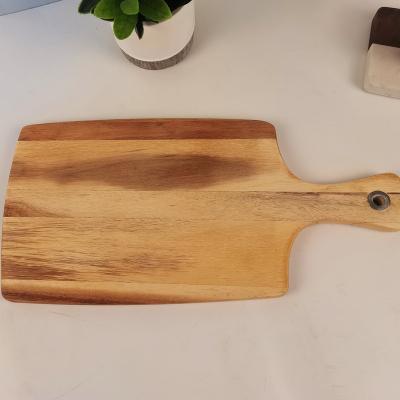 China Choppers Viable Kitchen Grain End Block Acacia Wood Wrap Wood Wrap Customized Logo Cutting Board for sale