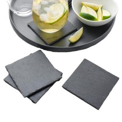 China Low Price Factory Direct Selling Viable Table Accessories Anti-slip Coasters Black And Anti-hot for sale