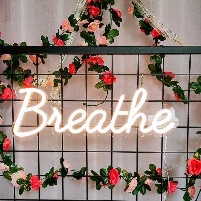 China Decoration Warm White Led Neon Sign Breathe Amazon Hot Selling for sale