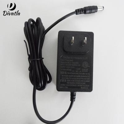 China Hotel DIVATLA Drop Shipping Black 12v 2a 3a 5a Power Supply Transformer ETL Power Adapter For Neon Tube Neon Light Signs for sale