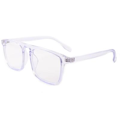 China For Reading Glasses New Trend Clear Square Frames Demo Lens Optical Spectacle Eyeglasses for sale