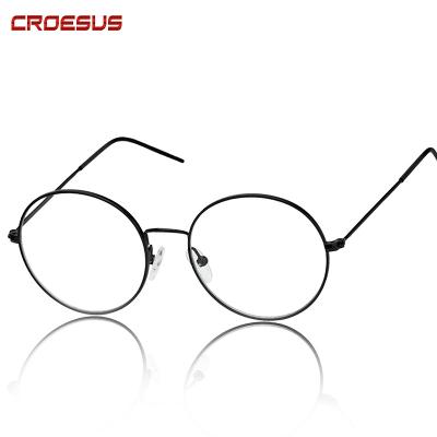 China Hot Selling Slim Blue Light Weight Cheap Computer Metal Frame Anti Unisex Reading Glasses for sale