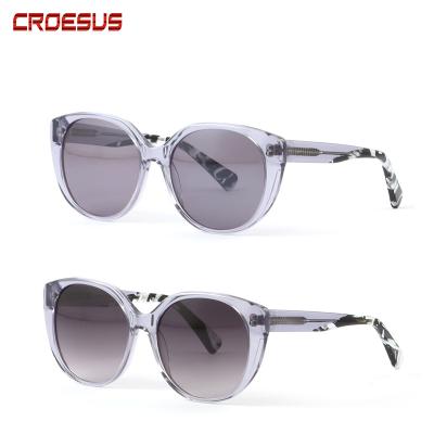 China Fashion Sunglasses Polariezd Acetate Plate Eyewear Frame High Quality Hot Selling Clear Sunglasses for sale