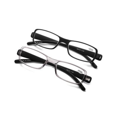 China 2021 branded light men thin cheap plastic frames reading eye glasses for sale