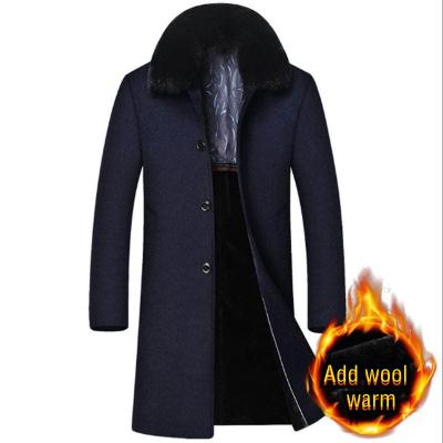 China Fashion Men's Fashion Woolen Camel Ditch Viable Winter Simple Korean Coat Winter Coat For Man for sale