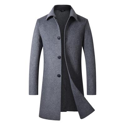 China High Quality Woolen Winter Woolen Jacket Men's Casual Ditch Coat for sale