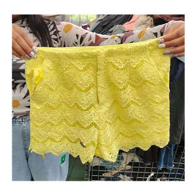 China International Clothing Ladies Second Hand Short Pants Women Used Clothing Wholesale Matched Used Clothing for sale