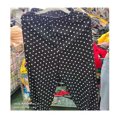 China International Second Hand Clothing Wholesale Stock Available Bulk Ladies Blended Pants 100% Cotton Used Clothes From Taiwan for sale