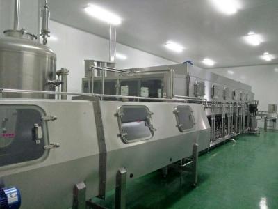 China Commercial Stainless Steel Mineral Water Production Line 3 Gallon / 5 Gallon 12000 BPH for sale