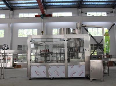 China Chocolate Drink Production Line / Filling Line 4000 BPH 300ml PET Plastic Round  Bottle for sale